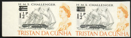 Tristan Da Cunha 1971 1½p On 4d Imperforate VF/UM, Rare - Tristan Da Cunha