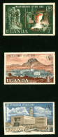 Uganda 1962 Independence Imperf Proofs Large Format - Uganda (...-1962)