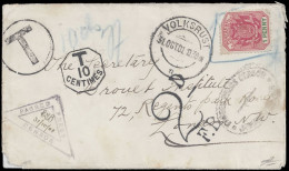 Transvaal1901 Disallowed Transvaal Postage Volksrust Censor - Transvaal (1870-1909)