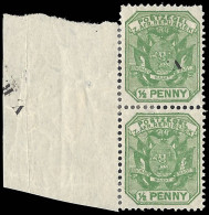 Transvaal 1900 VRI ½d Spectacular Overprint Error Pair - Transvaal (1870-1909)