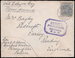 Transvaal 1900 Rare Gezien Postcensor Mark, Irish Fusiliers POW - Transvaal (1870-1909)