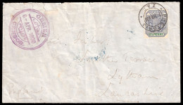 Transvaal 1900 Rare Circular Gezien Censor Mark - Transvaal (1870-1909)