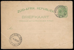 Transvaal 1900 Kruger Machadodorp Proclamation Card - Transvaal (1870-1909)