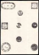 Transvaal 1895 Postmarks Record Ex Robson Lowe Archives - Transvaal (1870-1909)
