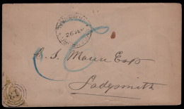 Transvaal 1887 Rare Vurtheim 2d Bisect On Cover To Natal - Transvaal (1870-1909)