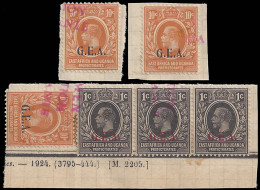 Tanganyika 1922 KGV Locals Mauritania UPU Archive Specimens - Tanganyika (...-1932)