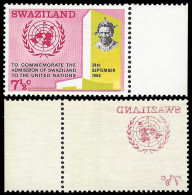 Swaziland 1969 UN 7½c Offset Carmine Printing UM  - Swasiland (...-1967)