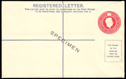 Swaziland 1937 KGVI 4d Registration Envelope Specimen - Swaziland (...-1967)