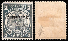 Swaziland 1890 5/- Overprint Inverted, Rare Stamp - Swasiland (...-1967)