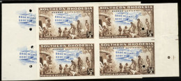 Southern Rhodesia 1953 Rhodes Centenary ½d Imperf Proof - Other & Unclassified