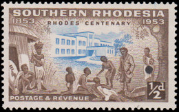 Southern Rhodesia 1953 ½d Rhodes Centenary File Proof - Other & Unclassified