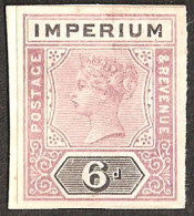 Zululand 1894-96 6d Imperium Essay Imperf, Near Colours Of 6d  - Zoulouland (1888-1902)