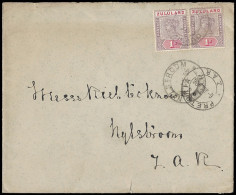 Zululand 1896 Government Stationery Envelope At 2d Rate To ZAR - Zululand (1888-1902)