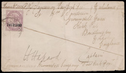 Zululand 1891 Soldier's Letter At 1d Concessionary Rate, Rare - Zoulouland (1888-1902)