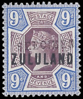 Zululand 1888 9d GB9 Somerset House Specimen - Zoulouland (1888-1902)