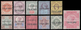 Zululand 1888 Â½d - 5/- Full Set GB9 Somerset House Specimens - Zoulouland (1888-1902)