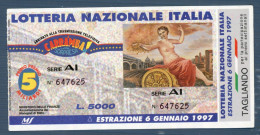 °°° Biglietto N. 5608 - Lotteria Nazionale °°° - Biglietti Della Lotteria