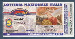 °°° Biglietto N. 5609 - Lotteria Nazionale °°° - Biglietti Della Lotteria