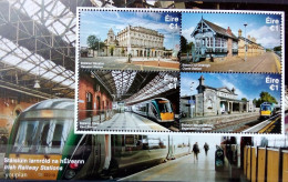 Ireland 2017, Irish Railway Stations, MNH S/S - Nuevos