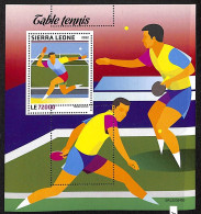 A9426 - SIERRA LEONE -  ERROR MISPERF Stamp Sheet - 2022 - Table TENNIS, Sport - Table Tennis