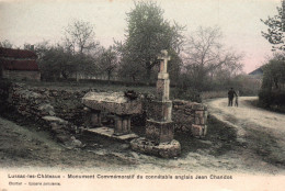 CPA Lussac Les Château 86 Monument Commémoratif Du Connétable Anglais Jean Chandos 1904 (chartier) - Lussac Les Chateaux