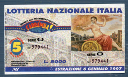 °°° Biglietto N. 5611 - Lotteria Nazionale °°° - Biglietti Della Lotteria