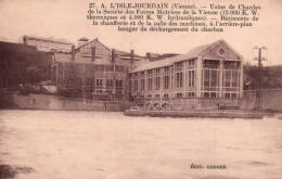 CPA L ISLE JOURDAIN 86 Usine De Chardes / Bâtiments De La Chaufferie Et De La Salle Des Machines - L'Isle Jourdain