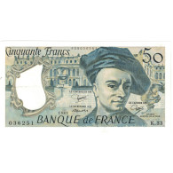 France, 50 Francs, Quentin De La Tour, 1983, K.33 036251, NEUF, Fayette:F67.17 - 50 F 1976-1992 ''quentin De La Tour''