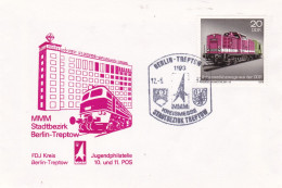 Germany Deutschland  MMM Stadtbezirk Berlin - Treptow  12-06-1982 - Tranvías