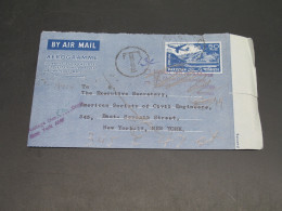 Pakistan 1965 Postage Due Aerogramme To Usa Faults *13915 - Pakistan
