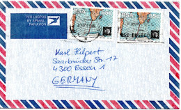 74879 - Südafrika - 1992 - 2@65c Antarktisvertrag A LpBf CAPE TOWN -> Deutschland - Storia Postale