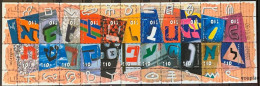 Israel 2001, Israeli Alphabet, MNH Sheetlet - Ongebruikt (met Tabs)