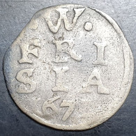 Provincial Dutch Netherlands West Friesland Frisiae 2 Stuiver 167X Silver - Monedas Provinciales