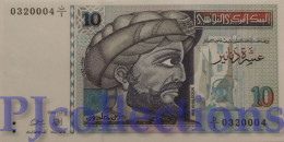 TUNISIA 10 DINARS 1994 PICK 87 UNC - Tusesië