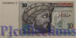 TUNISIA 10 DINARS 1994 PICK 87 UNC - Tunisie