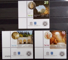 Israel 2017, UNESCO World Heritage Sites, MNH Stamps Set - Ongebruikt (met Tabs)