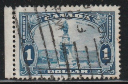 CANADA - N°189 Obl (1935) 1d Bleu : Monument De Champlain - Oblitérés
