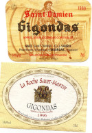 K1202 - Lot De 3 Étiquettes - GIGONDAS - Sonstige & Ohne Zuordnung