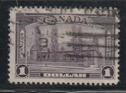 CANADA - N°201 Obl (1938) 1d Violet : Château De Ramezay - Usados