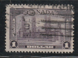 CANADA - N°201 Obl (1938) 1d Violet : Château De Ramezay - Used Stamps