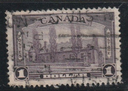 CANADA - N°201 Obl (1938) 1d Violet : Château De Ramezay - Oblitérés