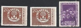 Schweden, 1960, Michel-Nr. 457-458 A+Dl, Gestempelt - Gebraucht
