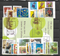 2002 MNH Luxemburg Year Complete According To Michel, Postfris** - Années Complètes