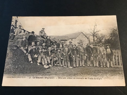 LE GENEST - Mines De La Lucette - Mineurs Avant La Descente Au Puits Georges - Le Genest Saint Isle