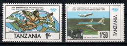 Tanzanie 1984 - MNH ** - Aviation - Avions - Michel Nr. 246-247 (tan313) - Tanzanie (1964-...)
