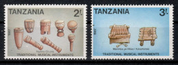 Tanzanie 1989 - MNH ** - Instruments De Musique Traditionnels - Michel Nr. 565-566 (tan319) - Tanzanie (1964-...)