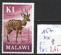 MALAWI 157 ** Côte 8 € - Malawi (1964-...)