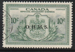 CANADA - Timbres De Service N°15 Obl (1950-51) Timbres Par Exprès - O.H.M.S - Surchargés