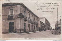 Ar28 Cartolina Vibo Valentia Citta' Via Potiri 1932 - Vibo Valentia