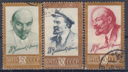 USSR 2484-2486,used,falc Hinged - Lenin